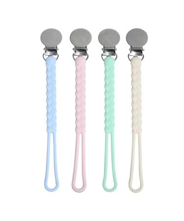 TIAN-K Baby Pacifier Chain | BPA-Free Silicone Dummy Holder for Newborns | Molar Attachment Strap - Buy Online on SooperMarket.com