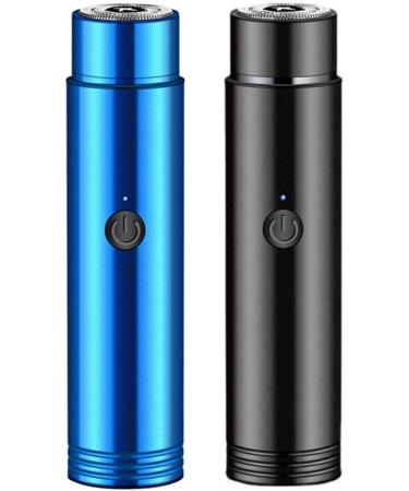 mini electric razor Mini Electric Shaver for Men Portable USB Rechargeable Razor Wet & Dry Use Rotary Electric Shaver for Travel Black - Buy Online on SooperMarket.com