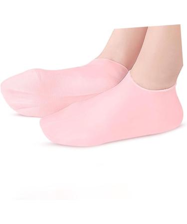 Healeved 3 Pairs Gel Socks Footies Socks for Women Lined Socks Lotion Socks Anti Cracking Foot Socks High Heel Protectors Socks for Heels Spa Socks Cracked Women's Invisible Sebs Stocking 16.5x8.5cm - Buy Online on SooperMarket.com