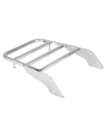 KIMISS Rear Luggage Rack Sissy Bar Rear Luggage Rack for VT750 C2 1997-2003 (Chrome Silver)
