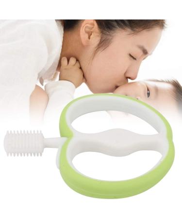 Baby Toothbrush Silicone Oral Care Fruit Shape Teeth Cleaner Toothbrush Children Kid for Baby Infants(green) - Buy Online on SooperMarket.com