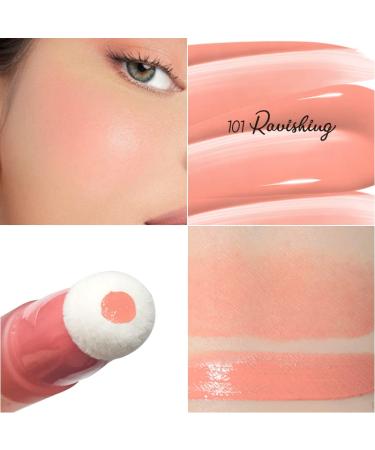 Paminify Blush Beauty Wand - Matte Face Blush with Cushion Applicator in 101 Ravishing Nude Pink - Buy Online on SooperMarket.com