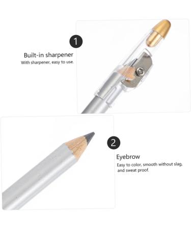 MUSISALY 10pcs Pencil Sharpener Eyebrow Pencil Cosmetic Tool Makeup Eyebrow Pencils Eyeliner Pen Makeup Pen Sharpener Eyeliner Strokes Pencils Eyeliner with Sharpener Eyebrow Tool Eye Liner - Buy Online on SooperMarket.com