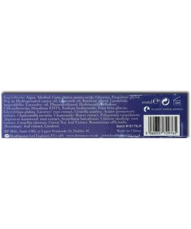 Derma V10 Lavender Roll On Blend of Lavender Oil Chamomile and Rosemary Extract to Promote Peaceful and Restful Night Sleep Aids in Calming and Relaxing The Mind and Body Vegan Friendly - Buy Online on SooperMarket.com