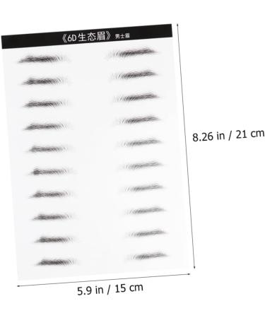 Baluue 2 Pairs Makeup Tools Gel Stick Brow Soap Pencil Eye Brow Pencil 21x15cm Black - Buy Online on SooperMarket.com