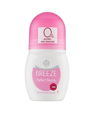 Breeze Perfect Beauty Deodorante Roll-on 48h 0% alcool 50ml 1.6 Fl Oz made in Italy italian import