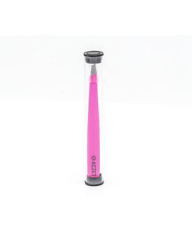 Professional Stainless Steel Eyebrow Tweezers for Precision Plucking and Ingrown Hair Removal - Pink - Buy Online on SooperMarket.com