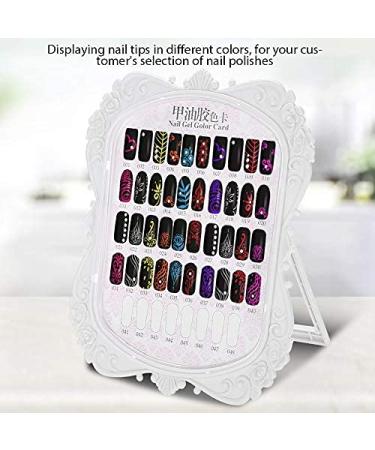48 Colors Nail Polish Color Chart - Nail Gel Display & Manicure Tools for Perfect Nail Art | International Shipping Available - Buy Online on SooperMarket.com