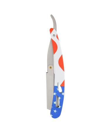 Premium Straight Edge Stainless Steel Razor for Men - Rust & Corrosion Resistant Manual Shaving for Beards & Eyebrows - Perfect for Home & Salons - Buy Online on SooperMarket.com