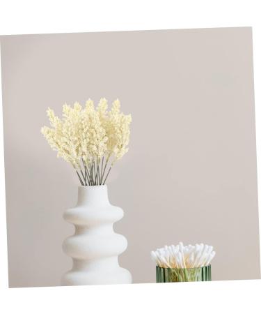 Amosfun 24pcs Wheat Ear Flower Silk Flower Office Decore Window Trim Decor for Living Room Fake Wheat Ear Wheat Decoration Natural Decorate Artificial Flower Straw Flower Arrangement Beige 30X1.5CM - Buy Online on SooperMarket.com