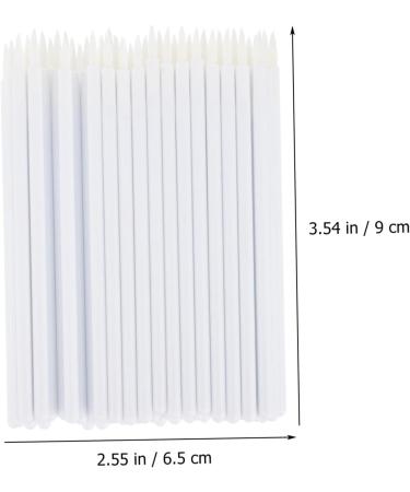 Gogogmee 100pcs white cosmetic eye wands Eyeliner Liquid eyeliner makeup 9x6.5cm White - Buy Online on SooperMarket.com
