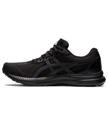 ASICS Men's Gel-Contend 8 Running Shoes 9.5 Black/Carrier Grey