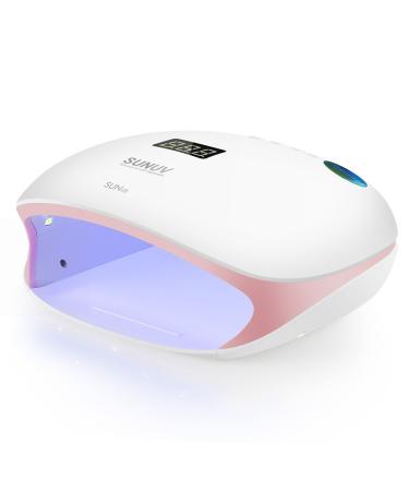 LED nail lamp Sunuv 48W UV nail dryer for Nagelgel Sun4s with timer LCD display for home and beauty salon Sun4s pink gift for Valentine's Day for women