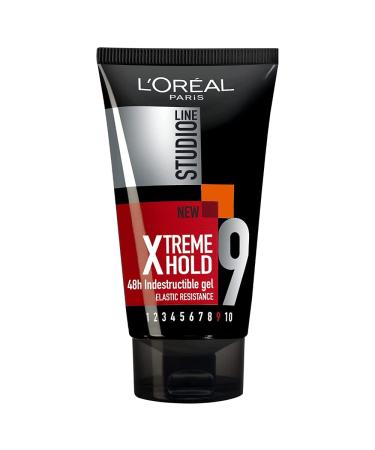 L'Or al Studio Line Xtreme Hold Hair Gel 150ml Unscented 150 ml (Pack of 1)