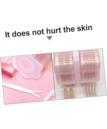 FOMIYES 2 Sets Double Eyelid Sticker Lace Eyelid Stickers Eye Beauty Tape Double Sided Sticky Tape Invisible Eyelid Strips Clear Tape Double Eyelid Fiber Pink Makeup Tools Beautiful Eyes - Buy Online on SooperMarket.com