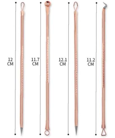 Tosssper Blackhead Remover Kit - 4 Piece Acne Extractor Tools for Men & Women | Safe Comedone & Whitehead Removal - Buy Online on SooperMarket.com