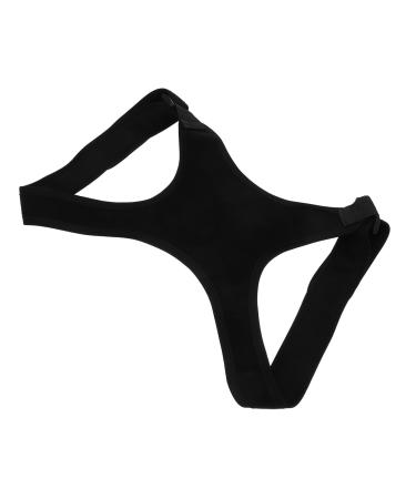 KICHOUSE Belt Holder Shoulder Rest Brace Posture Band Posture Straps for Men Polyester Black