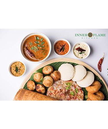 Inner Flame Instant Sambar and Coconut Chutney Combo Pack - Authentic Taste, Non-GMO, Gluten-Free, No Preservatives - Buy Online on SooperMarket.com