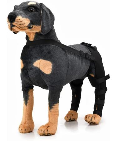 Pet Dog Knee Brace ACL Brace for Dogs Rear Leg Dog Braces for Back Leg for Support for Heals Prevents Injuries Sprains Black Large Large Black - Buy Online on SooperMarket.com