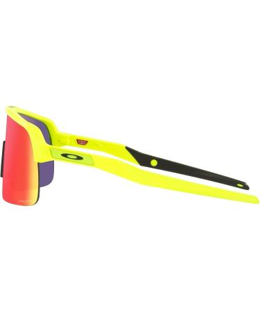 Oakley Unisex Sunglasses Matte Black Frame with Prizm Road Lenses - 39mm - Matte Neon Yellow - Buy Online on SooperMarket.com