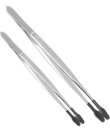 Magiclulu 4-Piece Stamp Clip Brow Tool Set - Stainless Steel Jewelry Tongs Tweezers & Pincer for Jewelry Making | Handicrafts Martensitic - Shop Now! - Buy Online on SooperMarket.com