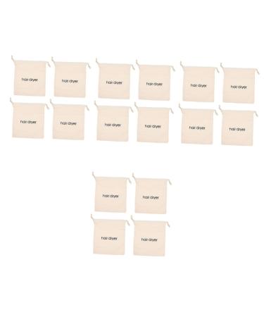 Baluue 16 Pcs Hair Dryer Storage Bag Portable Makeup Bag Outdoor Hair Dryer Bags Toiletry Organizer Fabric
