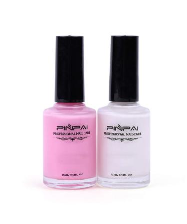 2 set of Nail Polish Glue Peel Off Liquid Nail Art Tape Latex Tape Finger Skin Protected Liquid Nail Care Tool Pink 10ml 2 set of (Pink 10ml) - Buy Online on SooperMarket.com