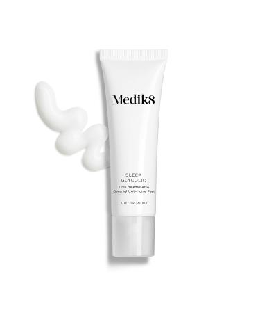Medik8 Sleep Glycolic - Exfoliating Overnight AHA Face Peel | Anti-Aging Treatment with Glycolic Acid & Korean Clover - 1.0 oz - Buy Online on SooperMarket.com