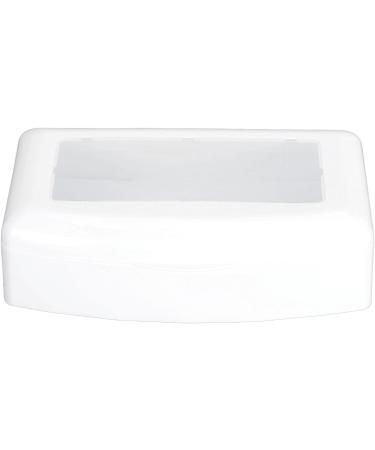 Nail Tool Cleaning Tray Multifunctional Long Life Easy Clean Makeup Tool Needle Cleaning Box for Travel (White) - Buy Online on SooperMarket.com