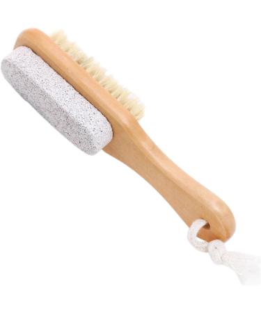 Pumice Foot Scrubber | Soft Dual-Function Shower Foot Scrubber | Foot Brush for Shower Foot Pumice Stone for Feet Dry Skin Removal Cracked Heels - Buy Online on SooperMarket.com