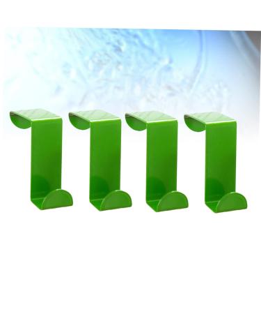 Alipis 4 Pcs Towel Hook Keychain Hook Over The Door Wreath Hanger Storage Hook Hat Hook Stainless Steel Green 4pcs - Buy Online on SooperMarket.com