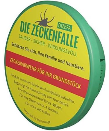 Dizefa Tick Traps (5 Cans) - Original Tick Defense for Your Garden | Innovative Protection for Humans & Pets | Reduce FSME & LyReliosis Risks - Buy Online on SooperMarket.com