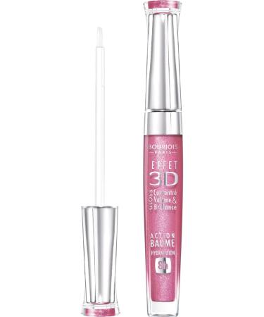 Bourjois Effect 3D Lip Gloss 20 Rose Symphonic - High-shine Formula for Gorgeous Lips - Buy Online on SooperMarket.com
