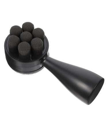 minkissy Manual Face Brush Manual Facial Brush Face Exfoliator Face Brush Black 12.5X5X5CM