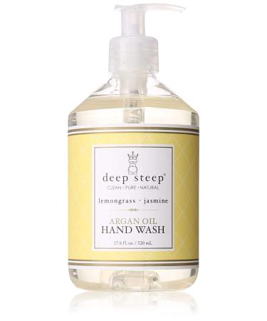 Deep Steep Argan Oil Hand Wash Lemongrass-Jasmine 17.6 fl oz (520 ml)