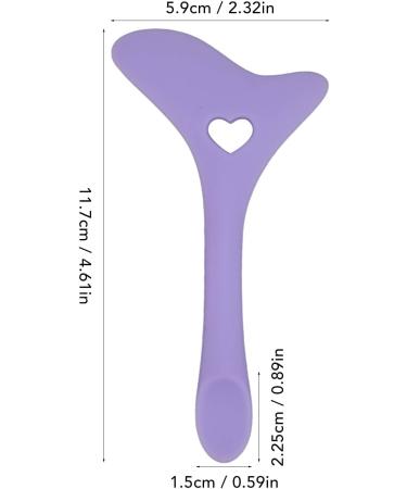 Eyeliner Aid Wing Tips Eyeliner Stencils Reusable Silicone Eye Makeup Tool with Cream Applicator for Eye Shadow Mascara Drawing(Purple) - Buy Online on SooperMarket.com