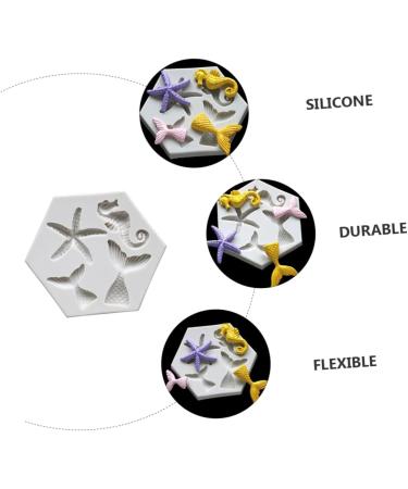 MAGICLULU DIY Baking Mold 4 Pcs Mold Cake Silica Gel Fudge Silicone Sweet Mould 9X7.5X0.8CMx2pcs Greyx2pcs - Buy Online on SooperMarket.com