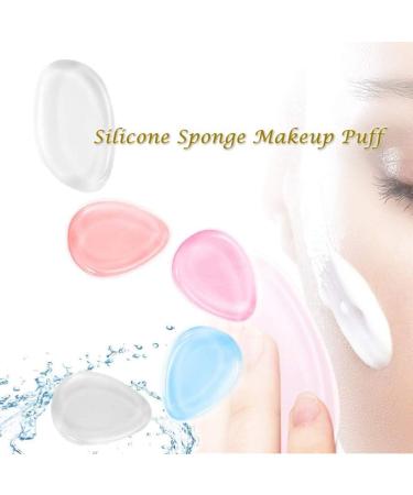 Shop Washable Silicone Sponge Jelly Applicator - 2PCS Purple for Cream Gel Foundation | Best Beauty Makeup Tools - Buy Online on SooperMarket.com
