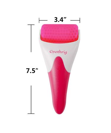 Ice Face Roller Cooling Mask for Dark Circles & Puffiness Relief - Gel Cold Eye Mask for Skin Care & Headache Relief - Reusable Bead Compress Pack - Gifts for Mom - Pink - Buy Online on SooperMarket.com