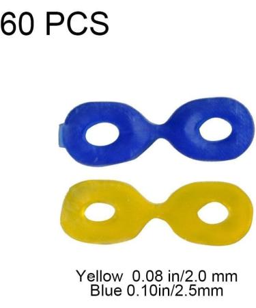 60 Pcs Dental Wedges Elastic Rubber Fixing Wedges Matrices Dam Composite Tooth Separator Dentistry Accessory Tools - Buy Online on SooperMarket.com