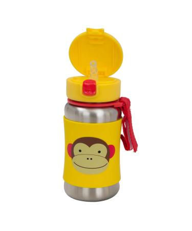 Skip Hop Stainless Steel Sippy Cup with Straw - Monkey Design - Buy Online on SooperMarket.com