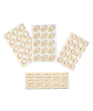 HAPINARY 4sheets Latex Corn Stickers Toe Corn Remover Silicone Gel Corn Pads for Toe Cushions Toe Pads Toe Separator Stickers Cushions Pads Foot Stickers Feet Latex Sponge