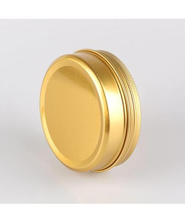Zeoabsy 10 Pieces 100ml Gold Aluminum Empty Jars - Ideal for Storage & DIY Projects - Fast International Shipping - Buy Online on SooperMarket.com