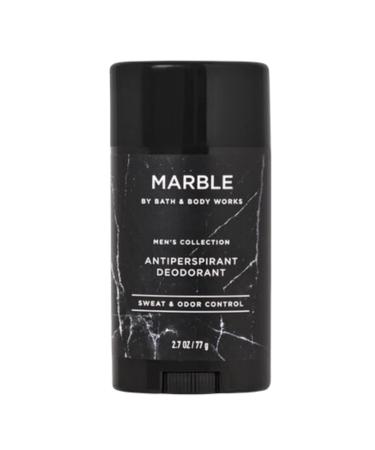 Bath & Body Works Marble Antiperspirant Deodorant With 24-hour Sweat and Odor Protection For Men 2.7 Ounce (Marble)