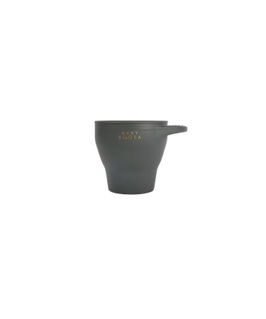 Baby Boosa Surprise Snack Pot | Dentist-Developed | No-Spill | Easy Access Finger Food Snack Cup | Collapsible & Soft | On-The-Go | Day Trips | Comfy Grip | Easy Clean | Explore Healthy Treats | BLW Charcoal Grey