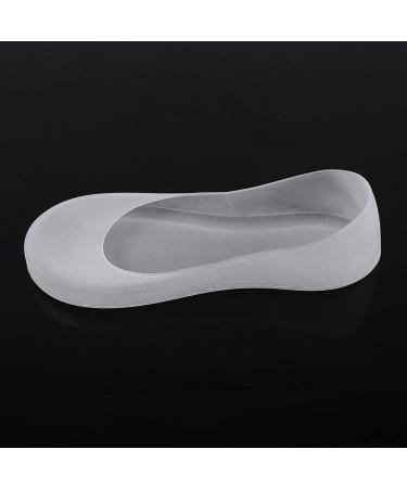 Gel-Dersen Cuffs: Moisturizing Silicone Socks for Dry Cracked Heels | Reusable Foot Care Protection for Pain Relief (L) - Buy Online on SooperMarket.com