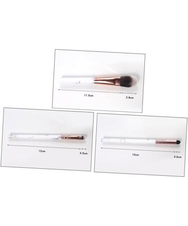 Baluue 12pcs Powder Marble Bristles Nylon Kit Brush Handle Makeup Cosmetics Synthetic - Buy Online on SooperMarket.com