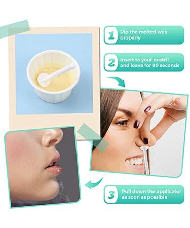 Nose Wax Sticks Applicators - Nostril Cleaning Removal Tool (50 Pack) - Buy Online on SooperMarket.com