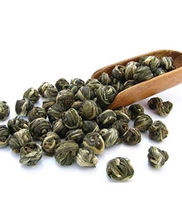 Tealyra - Imperial Jasmine Dragon Pearls - Loose Leaf Green Tea - Jasmine Green Tea with Pleasant Aroma and Tonic Effect - Best Chinese Green Tea - 100g (3.5-ounce) 100 g (Pack of 1)