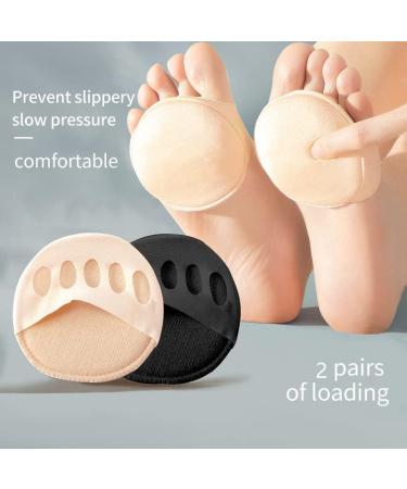 Soleful Solutions High Heel Metatarsal Pads & Invisible Toe Socks (5Pairs Beige) - Buy Online on SooperMarket.com